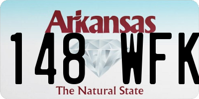 AR license plate 148WFK