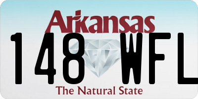AR license plate 148WFL