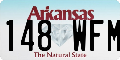 AR license plate 148WFM