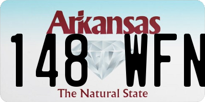 AR license plate 148WFN