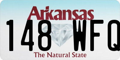 AR license plate 148WFQ