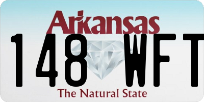 AR license plate 148WFT
