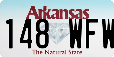 AR license plate 148WFW