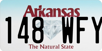 AR license plate 148WFY