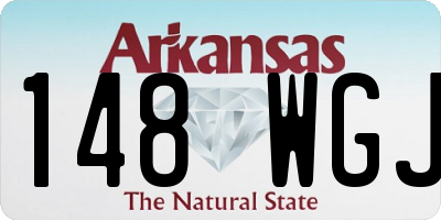 AR license plate 148WGJ