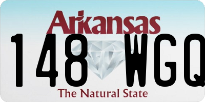 AR license plate 148WGQ