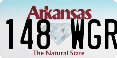 AR license plate 148WGR