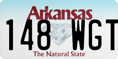 AR license plate 148WGT