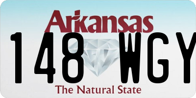 AR license plate 148WGY