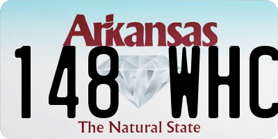 AR license plate 148WHC