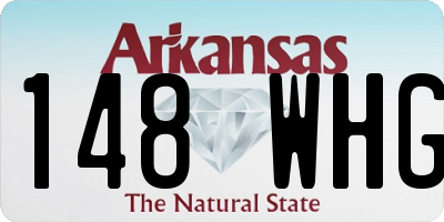 AR license plate 148WHG