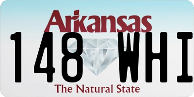 AR license plate 148WHI