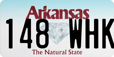 AR license plate 148WHK