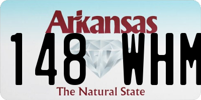 AR license plate 148WHM