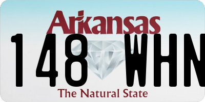 AR license plate 148WHN
