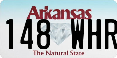AR license plate 148WHR