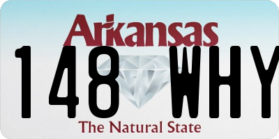 AR license plate 148WHY