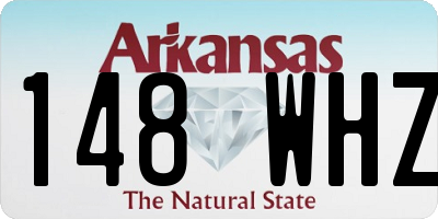 AR license plate 148WHZ