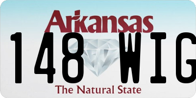 AR license plate 148WIG
