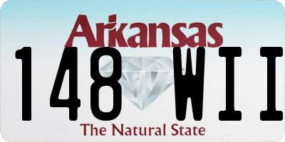 AR license plate 148WII