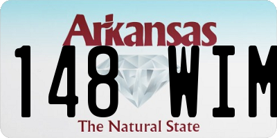 AR license plate 148WIM
