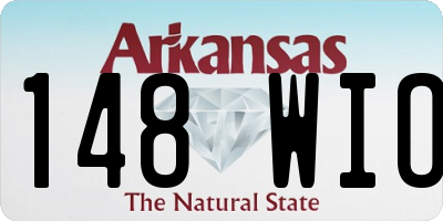 AR license plate 148WIO