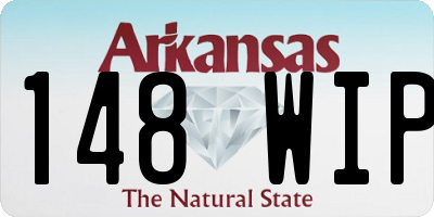 AR license plate 148WIP