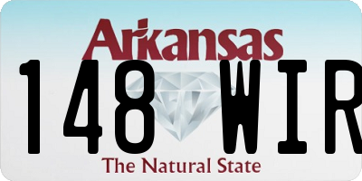 AR license plate 148WIR