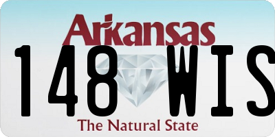 AR license plate 148WIS