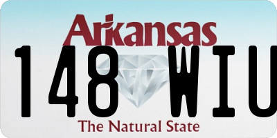 AR license plate 148WIU