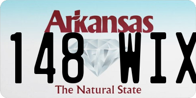 AR license plate 148WIX