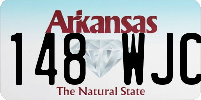 AR license plate 148WJC