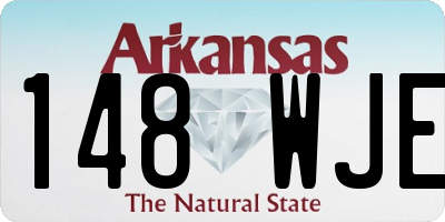 AR license plate 148WJE