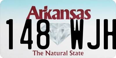 AR license plate 148WJH