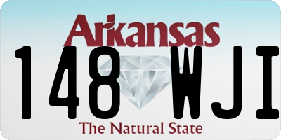 AR license plate 148WJI