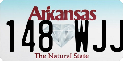 AR license plate 148WJJ