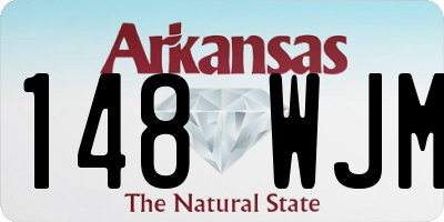 AR license plate 148WJM