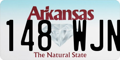 AR license plate 148WJN