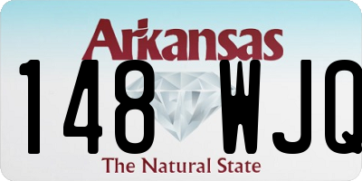 AR license plate 148WJQ