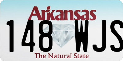 AR license plate 148WJS