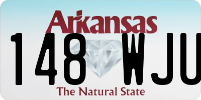 AR license plate 148WJU