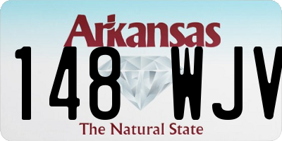 AR license plate 148WJV