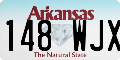 AR license plate 148WJX