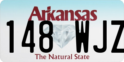 AR license plate 148WJZ