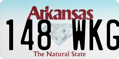 AR license plate 148WKG