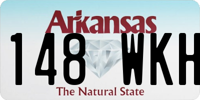 AR license plate 148WKH