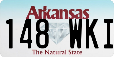 AR license plate 148WKI