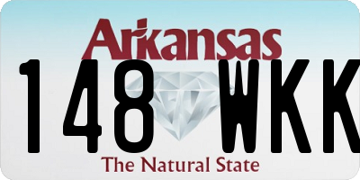 AR license plate 148WKK