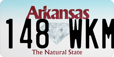 AR license plate 148WKM