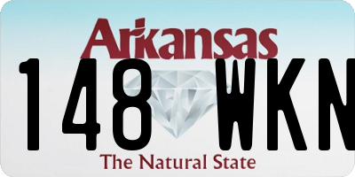 AR license plate 148WKN